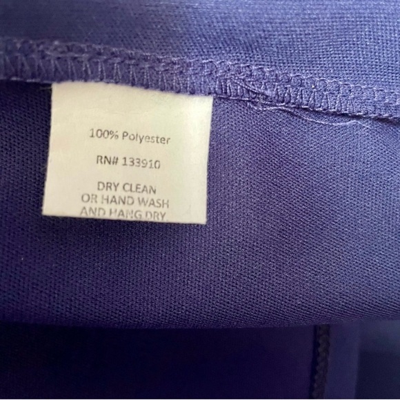 Show Me Your MuMu Large Sophia Wrap Maxi Dress Navy EUC - Picture 8 of 9